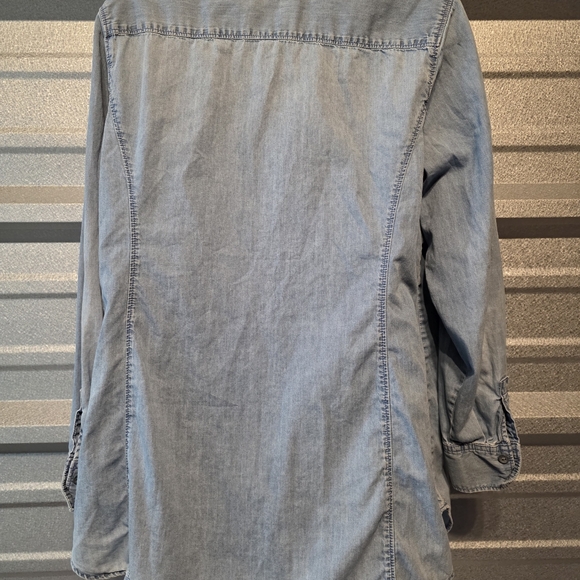 J. Jill Light Blue Button Down Shirt - Picture 3 of 3